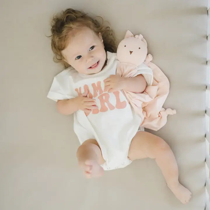 Bamboo Bunny Lovey - Baby Security Blanket Rabbit