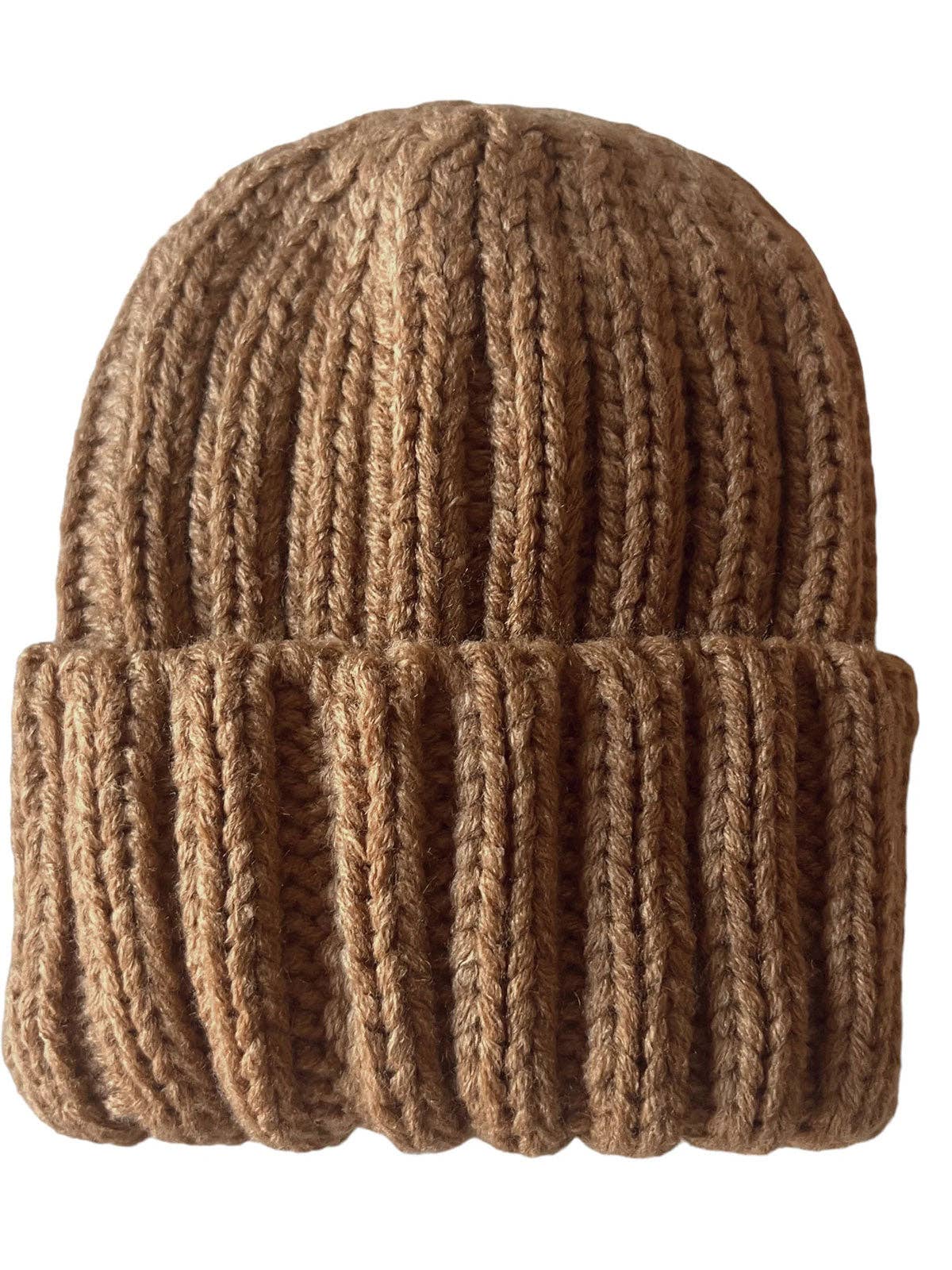 Baby's First Hat - Chunky Knit - Tawny