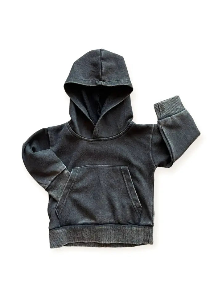 Onyx Stonewash Kids Hoodie