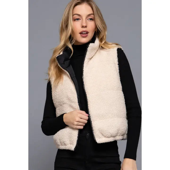 Reversible Fur Vest