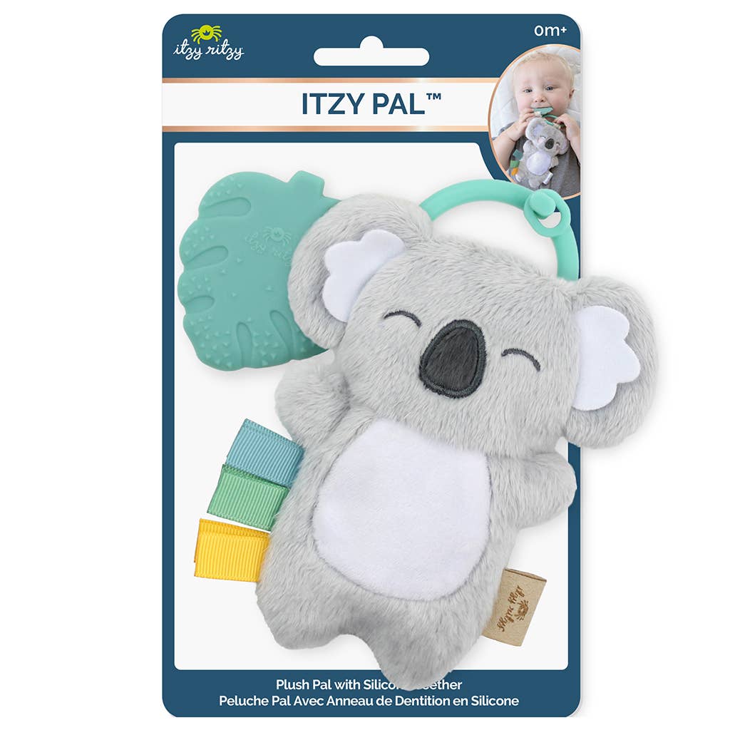 Itzy Pal™ Plush + Teether - Strawberry