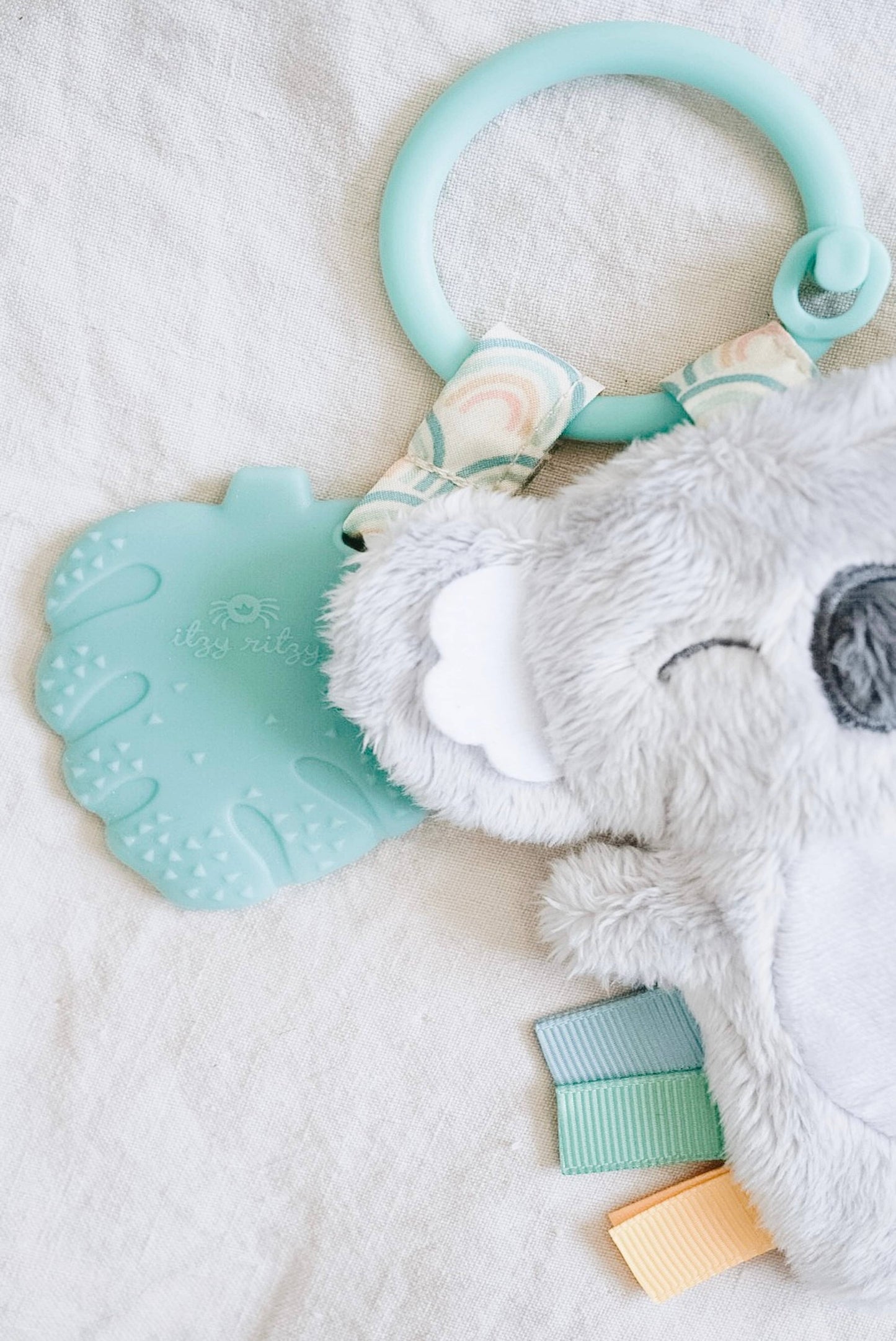 Itzy Pal™ Plush + Teether - Strawberry