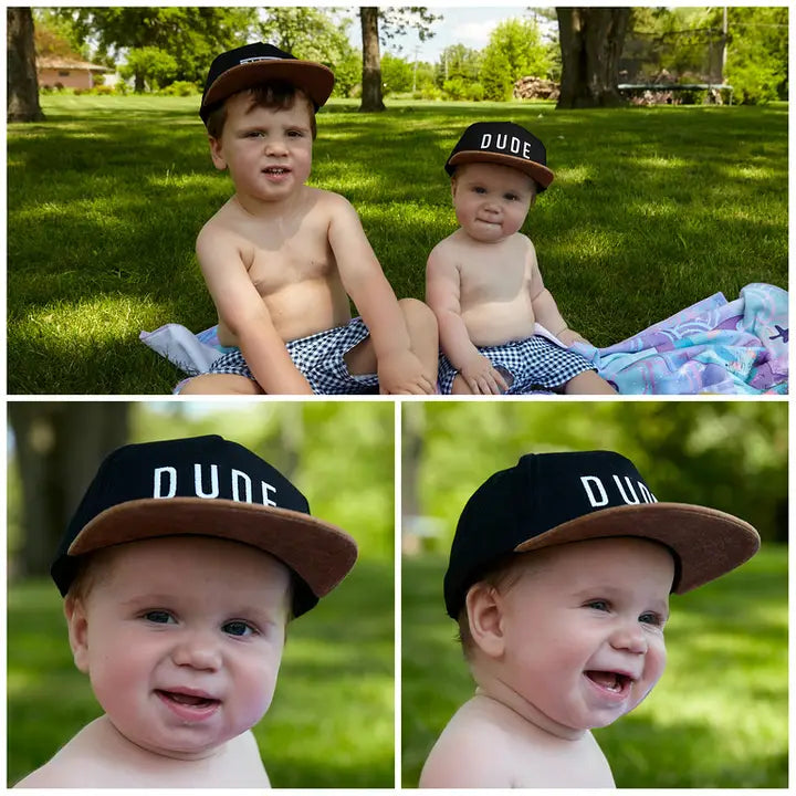 Dude - Flat Brimmed Trucker Hat
