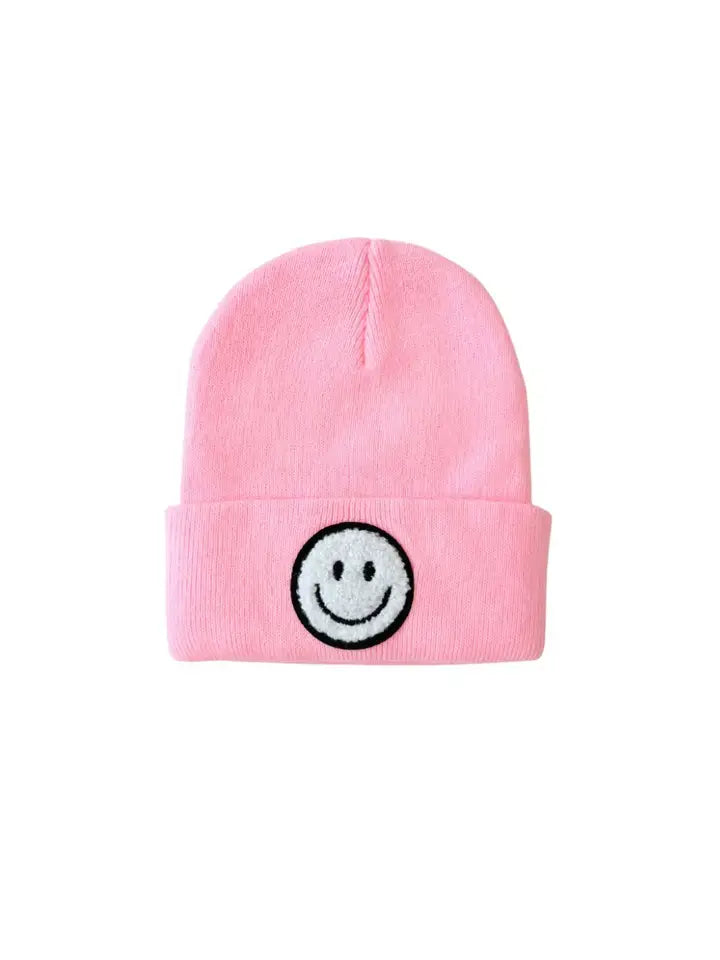Smiley Beanie | Pink