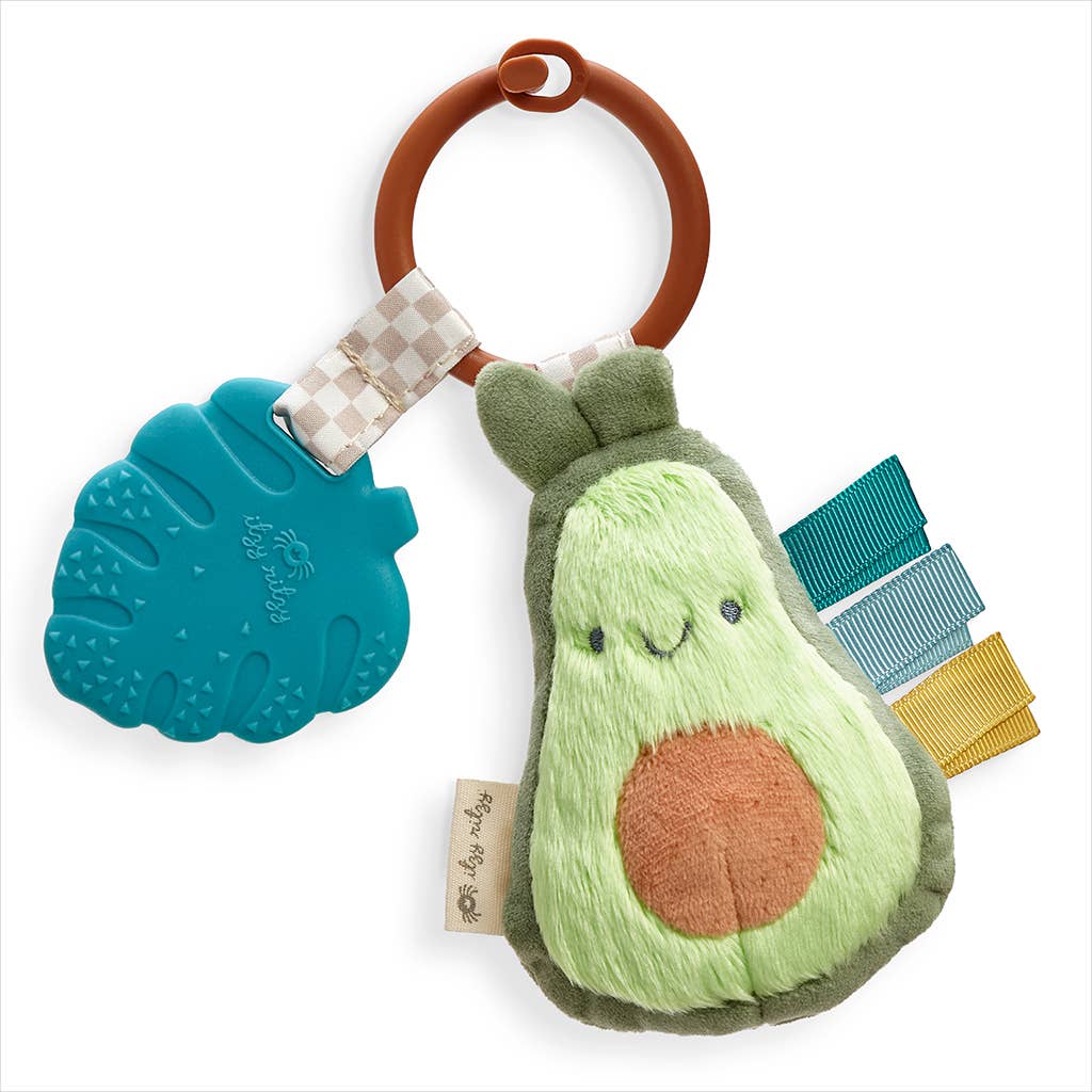 Itzy Pal™ Plush + Teether - Strawberry
