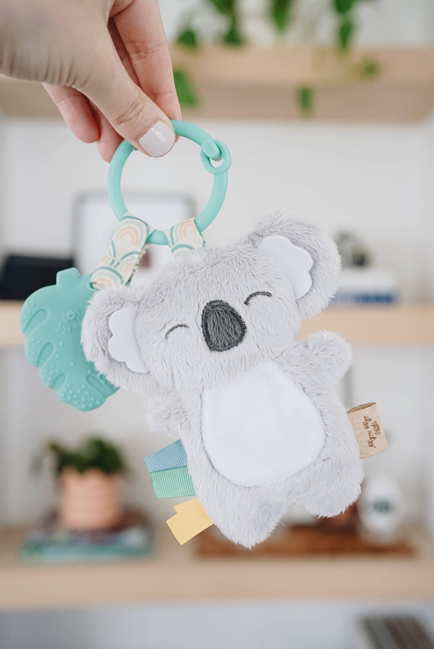 Itzy Pal™ Plush + Teether - Strawberry