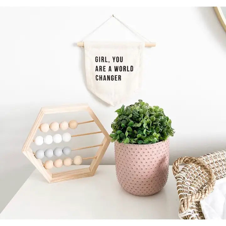 Girl, You Are A World Changer Canvas