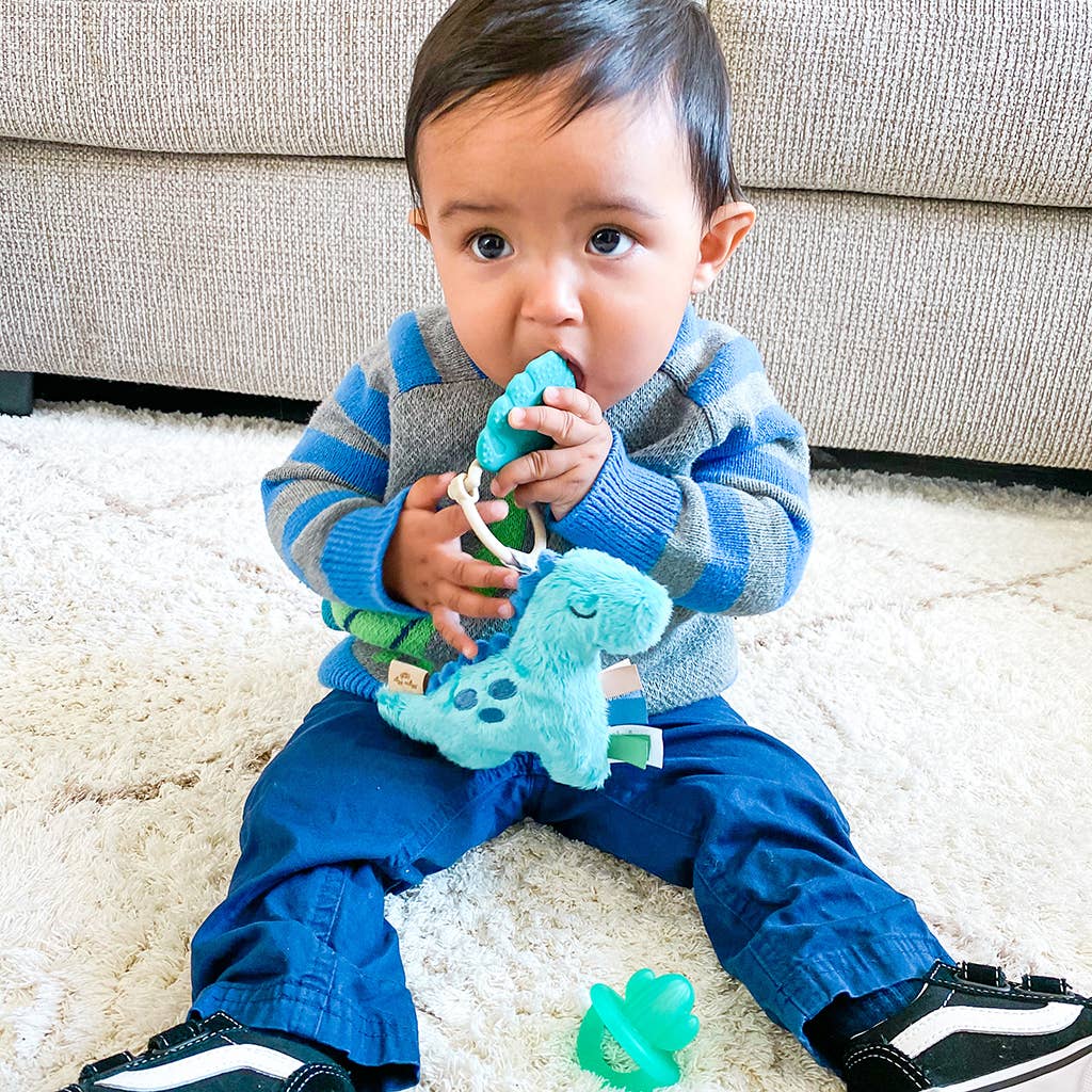 Itzy Pal™ Plush + Teether - Strawberry