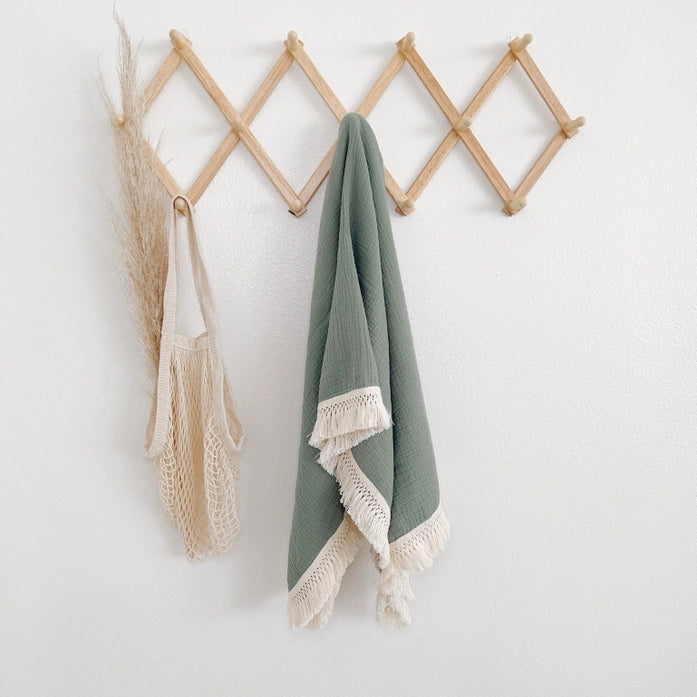 Fringe Blanket/Swaddle