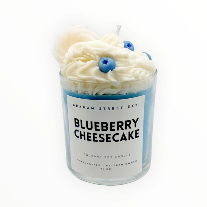 Blueberry Cheesecake Dessert Candle