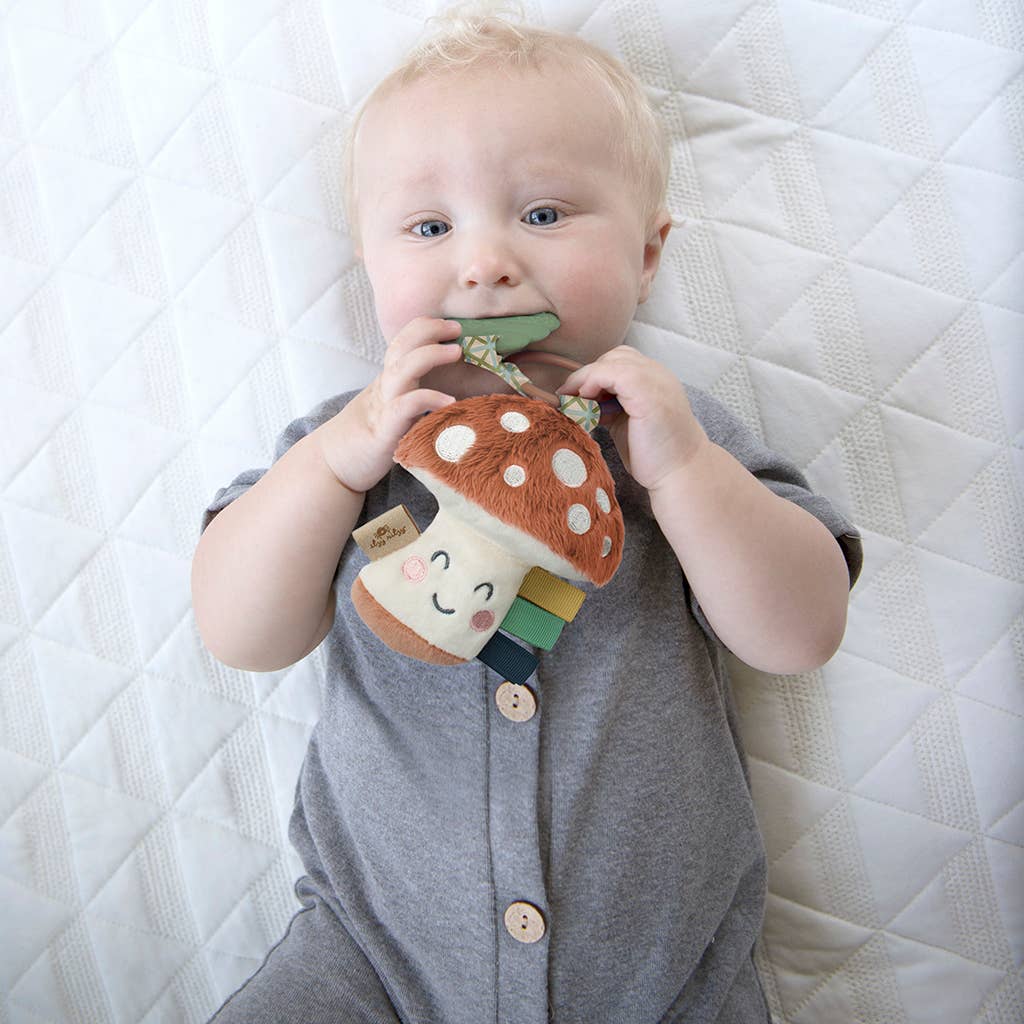 Itzy Pal™ Plush + Teether - Strawberry