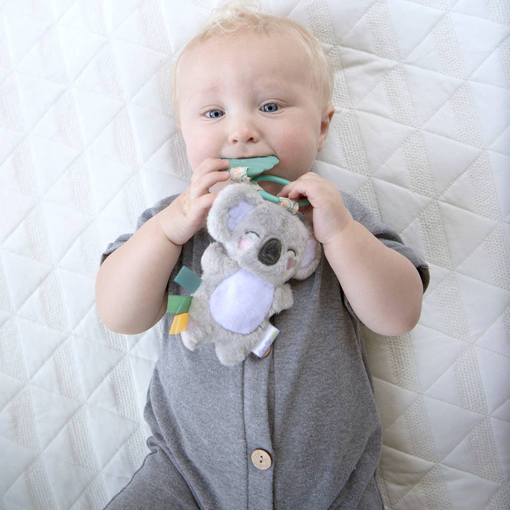Itzy Pal™ Plush + Teether - Strawberry