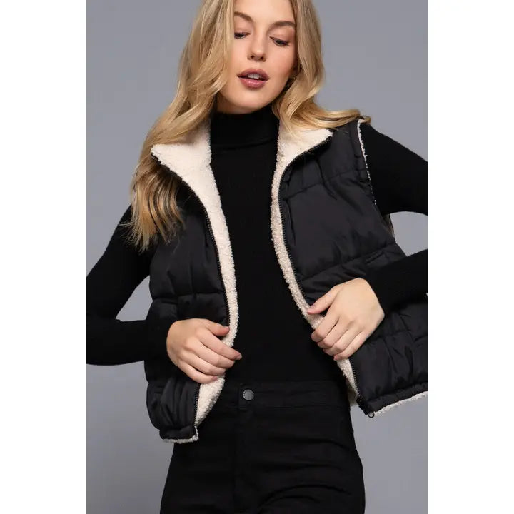 Reversible Fur Vest