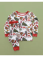 Bamboo Kids' Clothing Two Piece Set | Retro Christmas