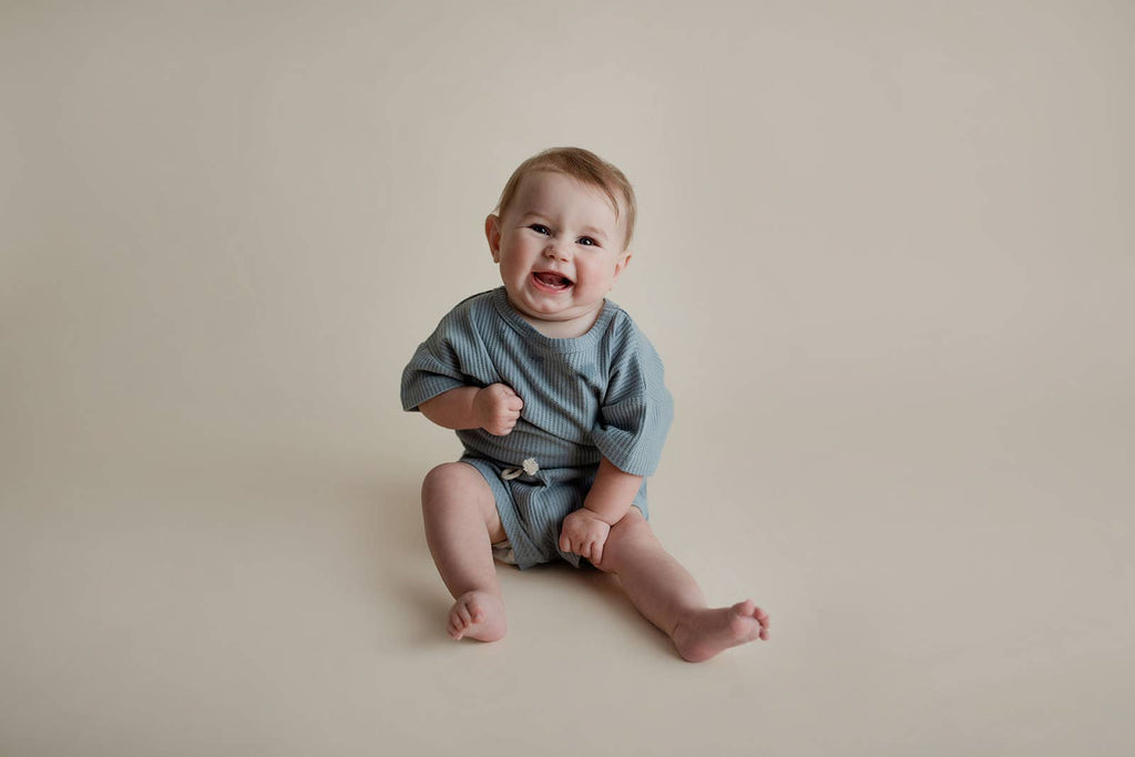 Santorini Summer Waffle Toddler Top & Bottom Set