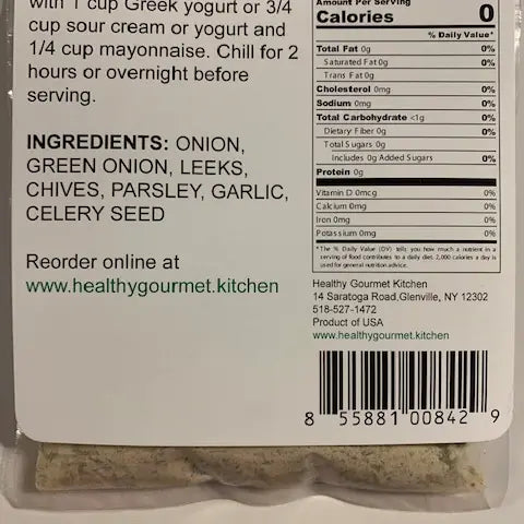Fab 4 Onion Dip Mix