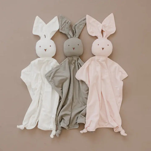 Bamboo Bunny Lovey - Baby Security Blanket Rabbit