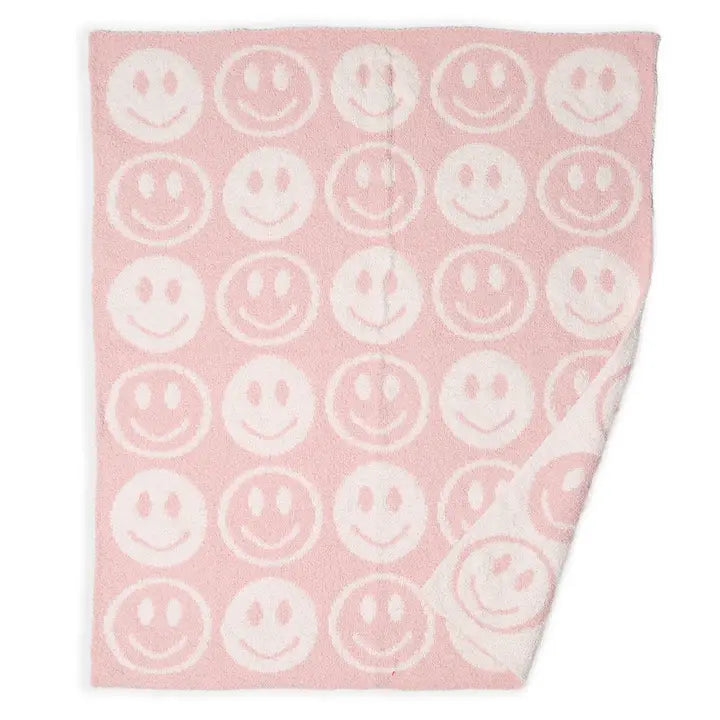 Happy Face Kids Throw