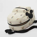 Mickey Mouse Cartoon Kids Backpack Fun Floral Design