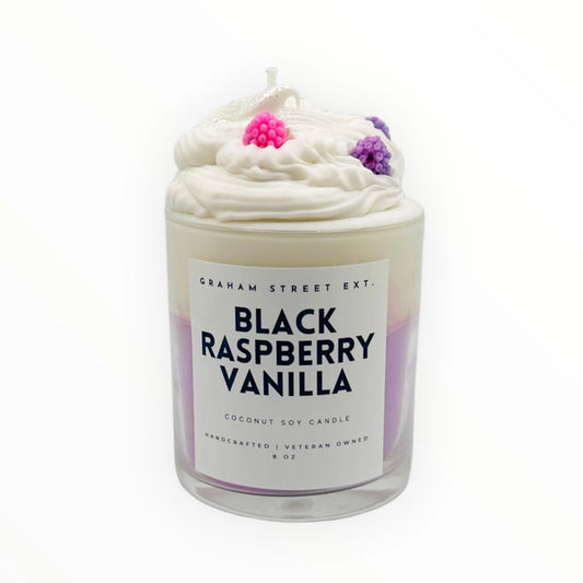 Black Raspberry Vanilla Dessert Candle