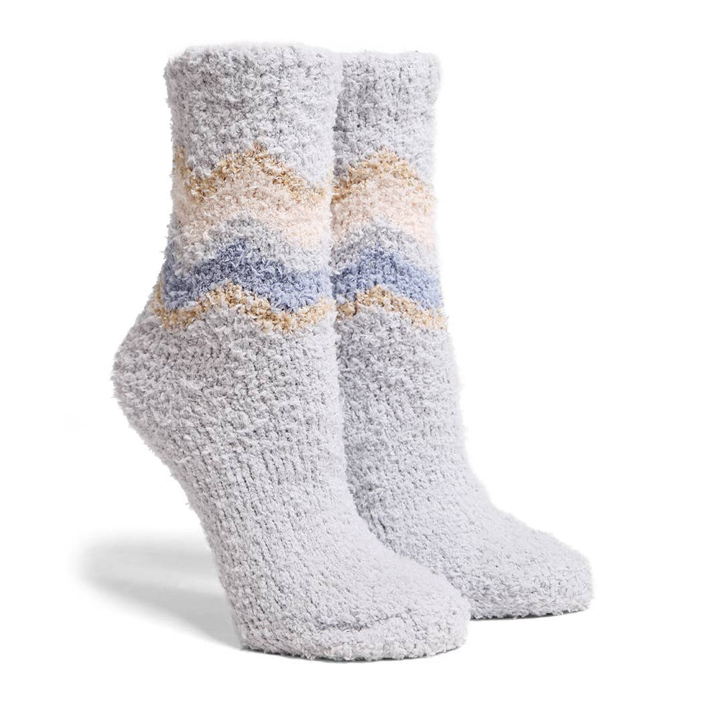 Luxury Soft Retro Stripe Mini Crew Winter Socks