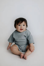 Santorini Summer Waffle Toddler Top & Bottom Set