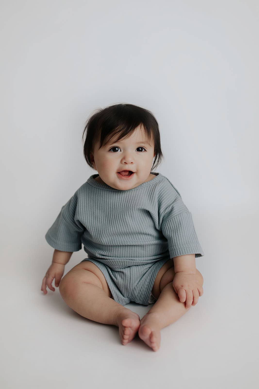 Santorini Summer Waffle Toddler Top & Bottom Set