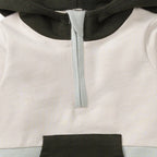 Color Blocked Sweatshirt & Pants Set - Bobcat