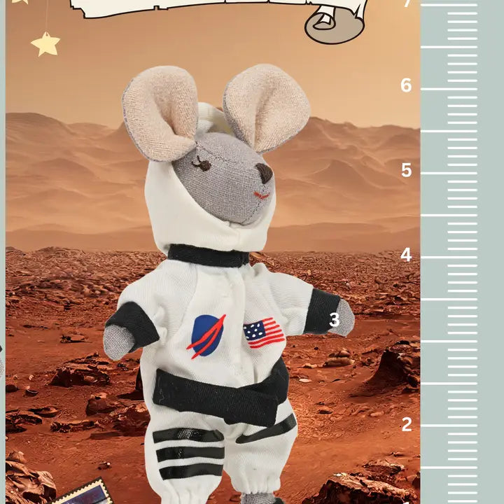 LEVLOVS Astronaut Mouse in A Box with the Bedding