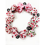 Strawberry Print  Bow Hair Claw Clip