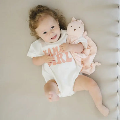 Bamboo Bunny Lovey - Baby Security Blanket Rabbit