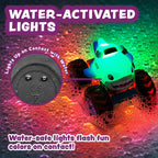 Tub Works® Monster Trucks™ Light Up Bath Toys, 3 Pack, Shark, Sea Turtle & Pufferfish