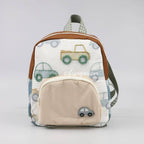 Car Embroidered Kids Backpack for School