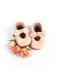 Rose Blush Bella Janes Baby Moccasins