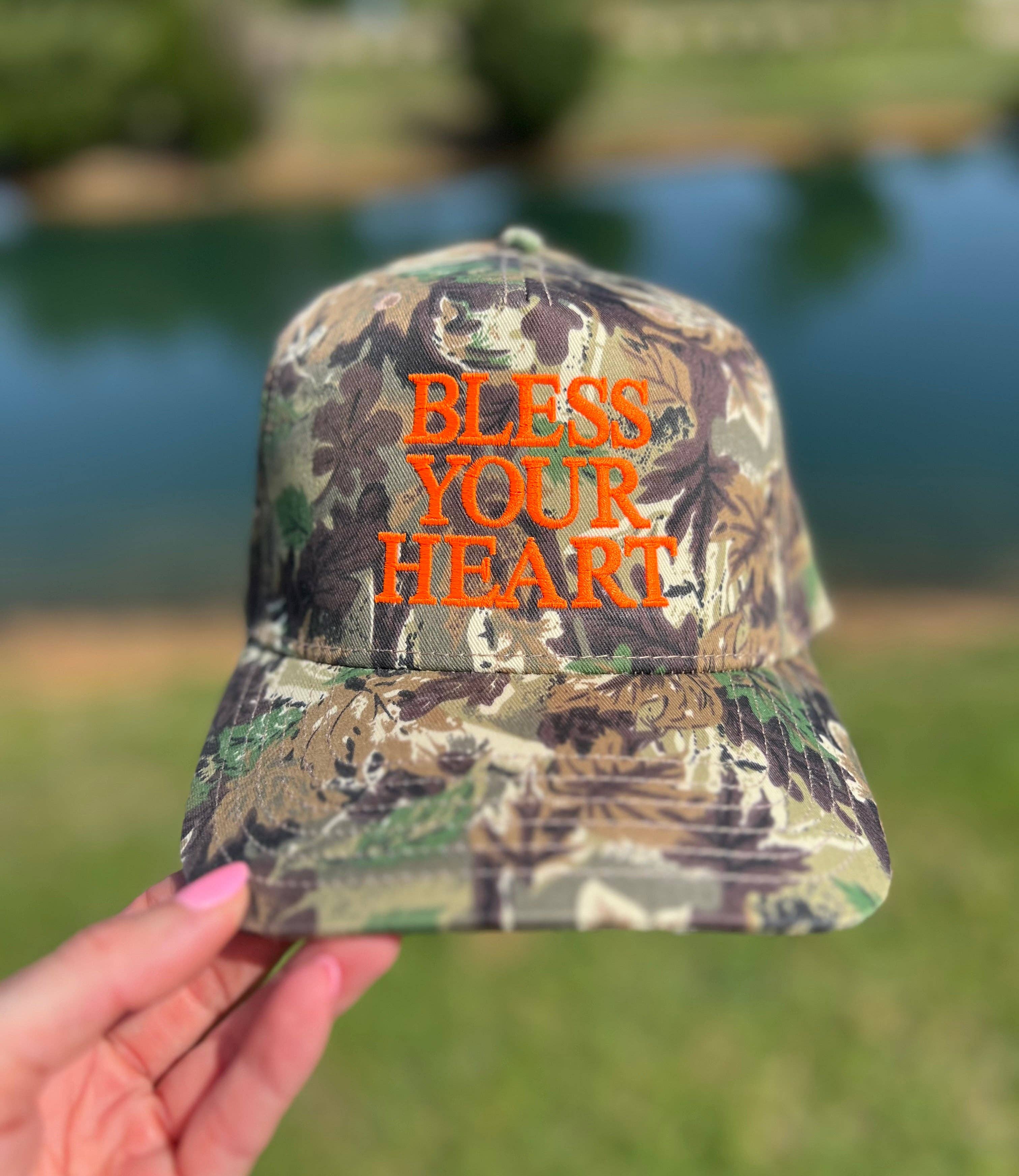 Bless Your Heart - Camo Hat