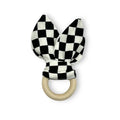 Bunny Teether w/wood Teething Ring