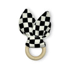 Bunny Teether w/wood Teething Ring