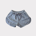 Organic Track Shorts - Gray