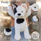 World's Softest Lushee 16 inch - Frody Frenchy Dog Plush Toy