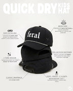 Kid's Golf Hat - Feral - Black