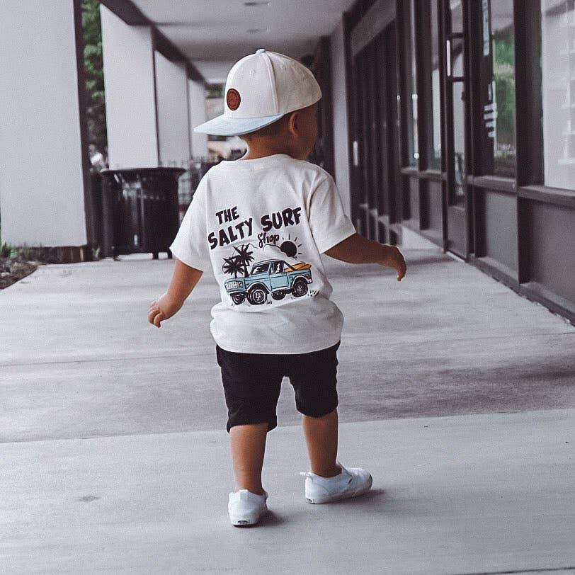 Salty Surf Shop graphic tee