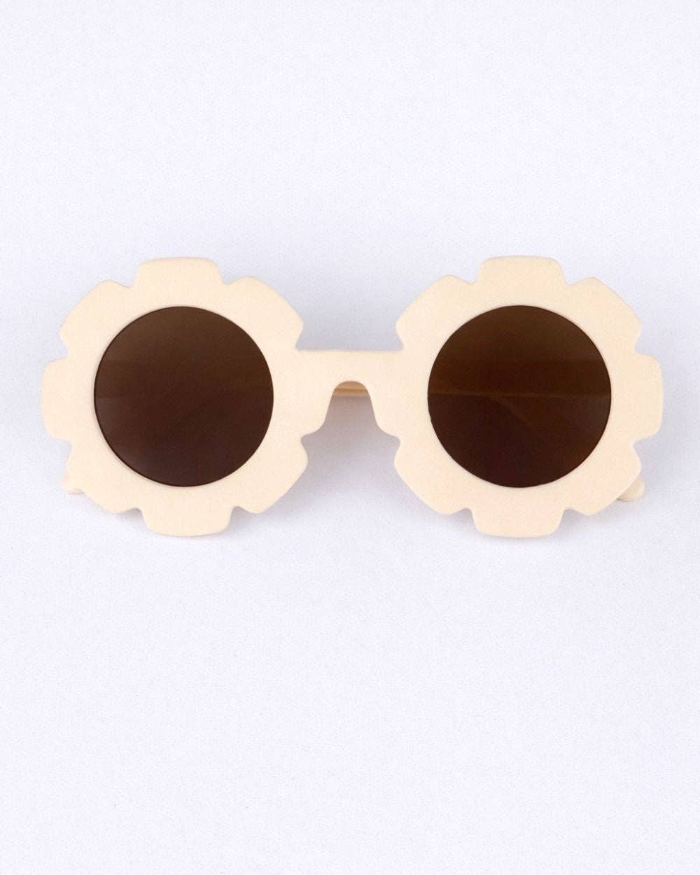 Daisy Petal Sunglasses - Warm Ivory