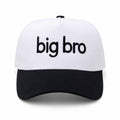 Kid/Baby 2-Tone Cap: Big Bro - Black/White