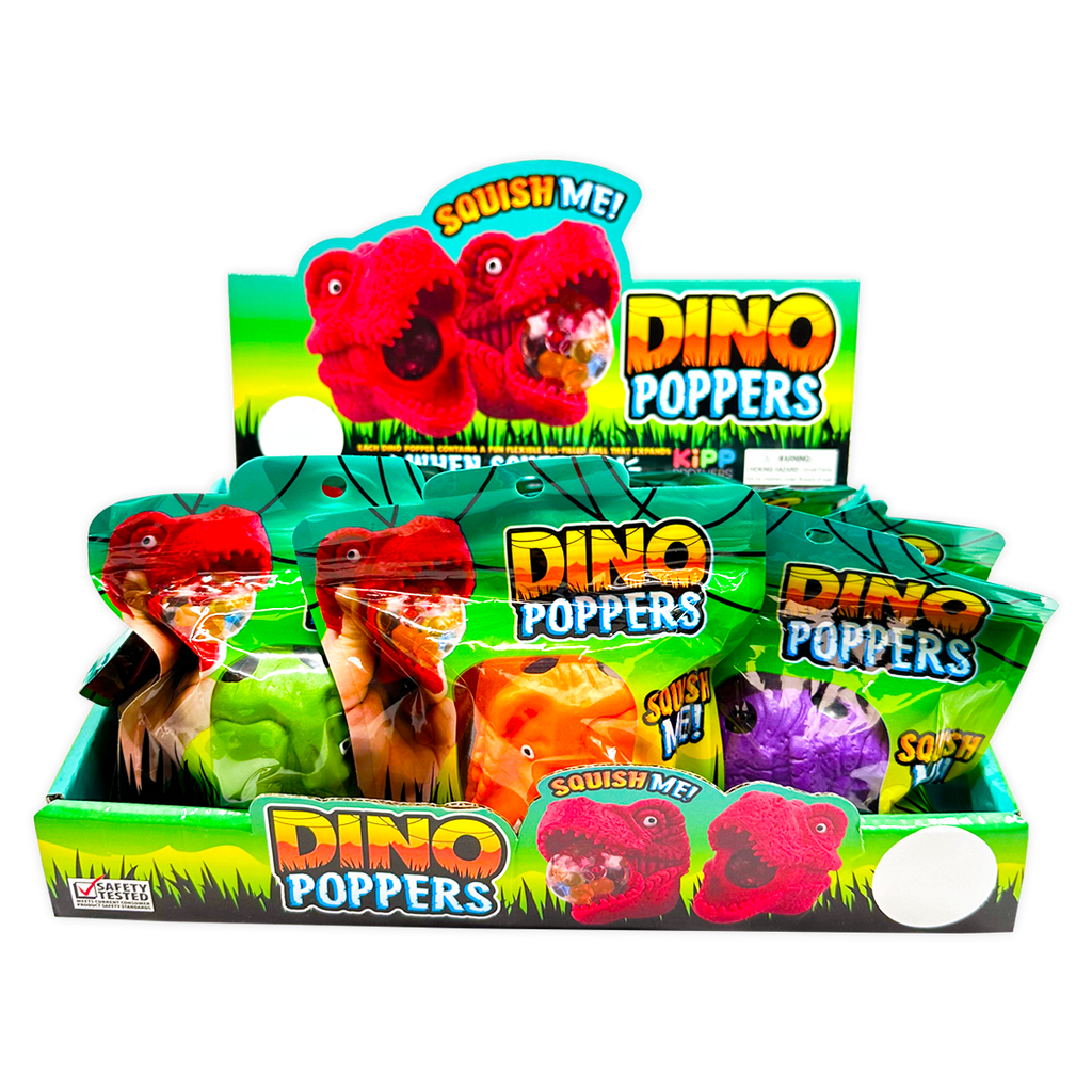 So Much Fun! Squishy Fidget Dino Poppers