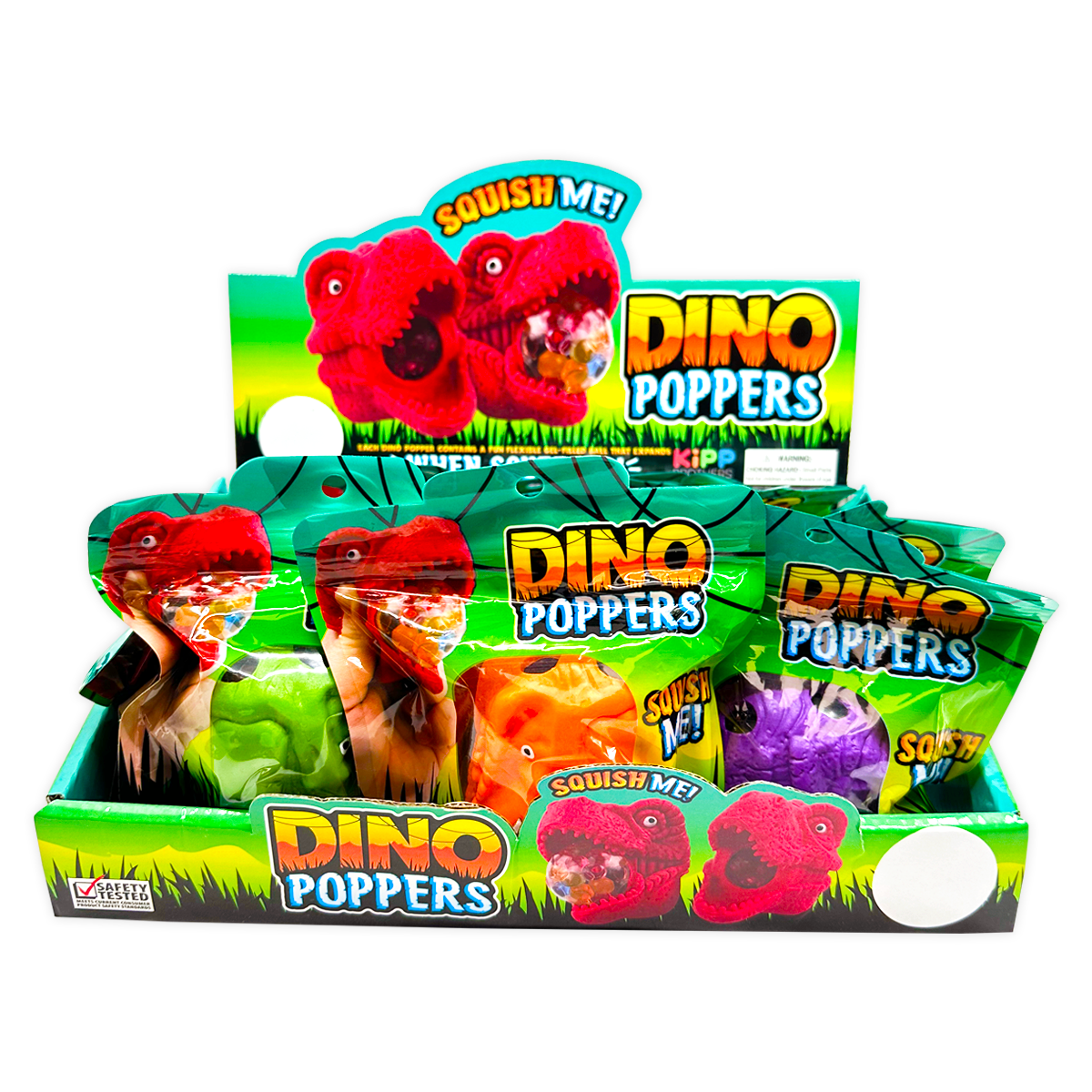 So Much Fun! Squishy Fidget Dino Poppers