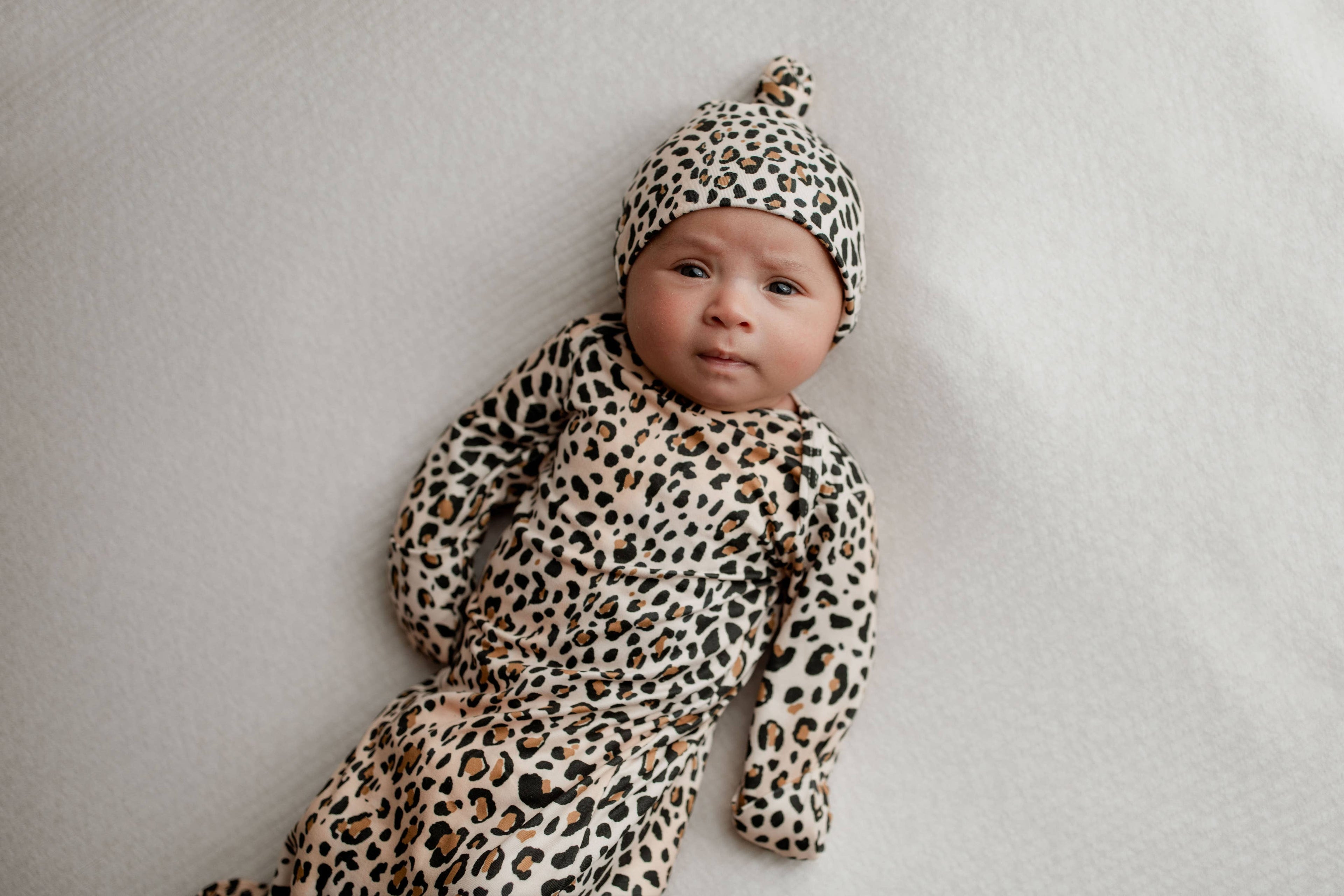 Leopard Knotted Gown