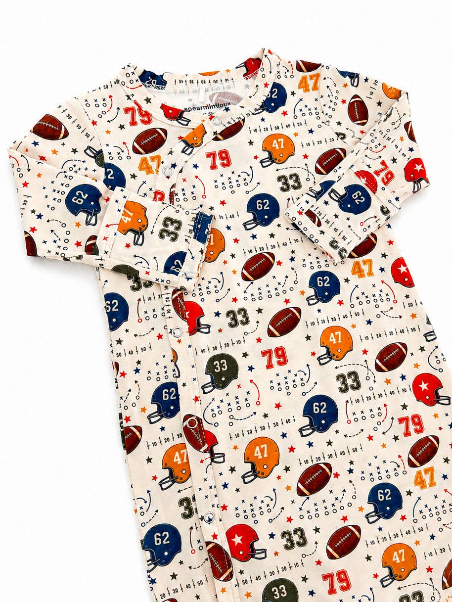 Gown, Vintage Football Playbook