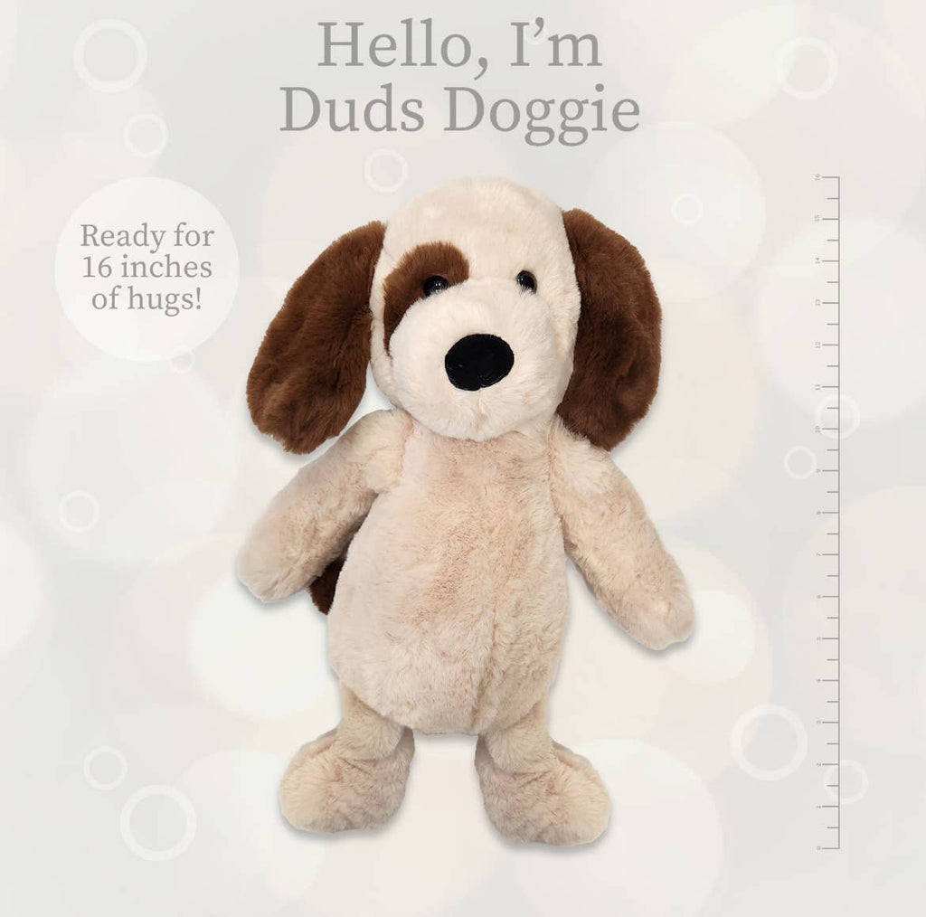 World's Softest 16-inch Duds Doggie Plush Toy for Kids