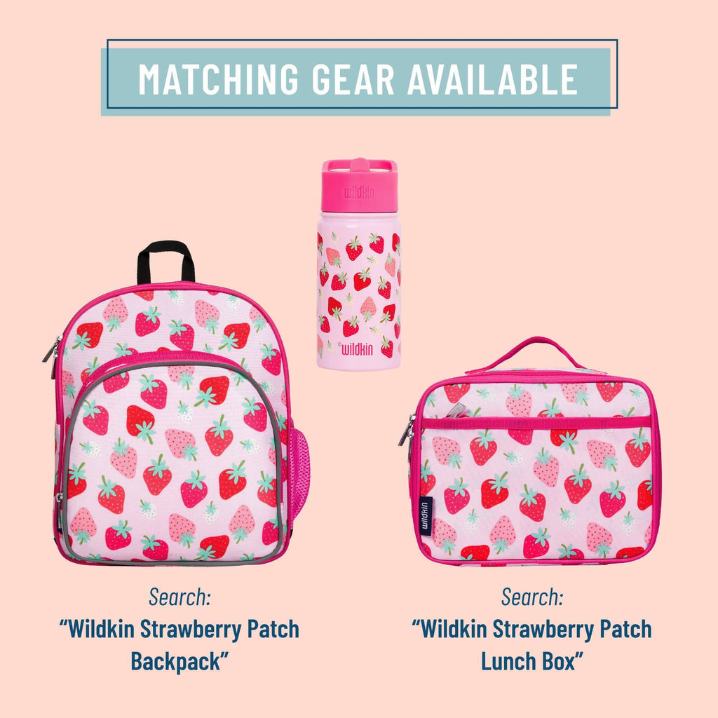 Strawberry Patch 14 oz Steel Bottle