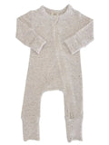 Dove Speckle / 2-Way Zip Romper
